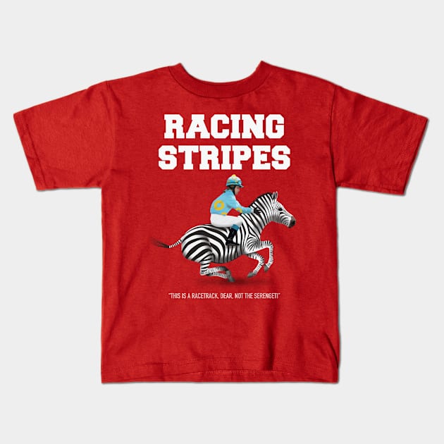 Racing Stripes - Alternative Movie Poster Kids T-Shirt by MoviePosterBoy